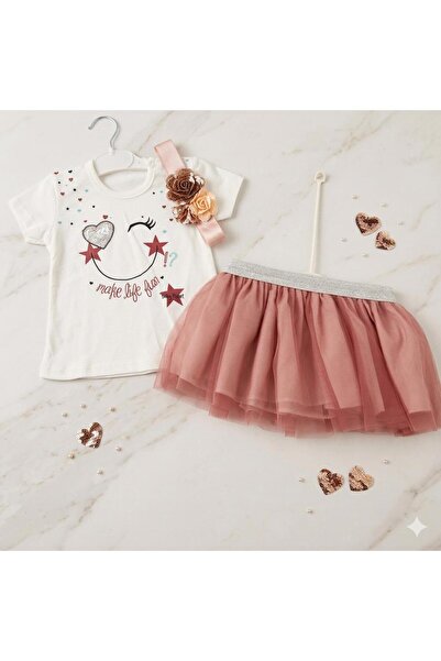 Victorino Set cu maneca scurta si fusta tulle