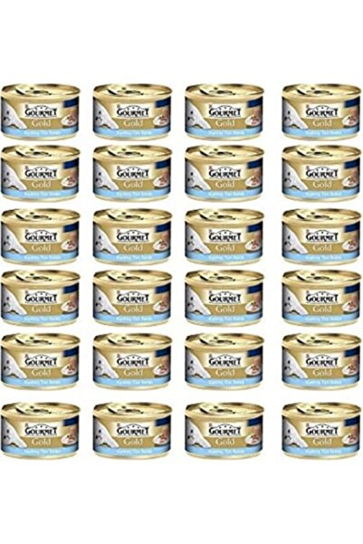 Gourmet Gold Kıyılmış Ton Balıklı Konserve Yaş Kedi Maması - 85 gr x 24 Adet ...