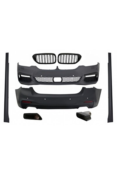 tuningset Kit complet de caroserie cu grile frontale centrale tip rinichi și ...
