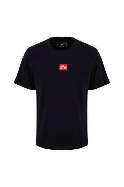 Jack & Jones Siyah Erkek Regular Fit Logo Baskılı T-Shirt 12307761 JPRBLUEJOE...