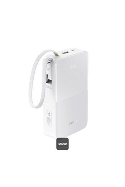 Baseus EnerFill FC51 Bipow2 Pro Εξωτερική Μπαταρία, 20000mAh, 1x Type-C, Λευκ...