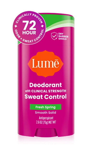 Lume Deodorant With Clınıcal Strength Sweat Control Fresh Spring Smooth Solid...