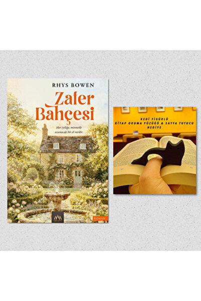 Arkadya Yayınları ZAFER BAHÇESİ / KEDİ FİGÜRLÜ KİTAP OKUMA YÜZÜĞÜ & SAYFA TUT...