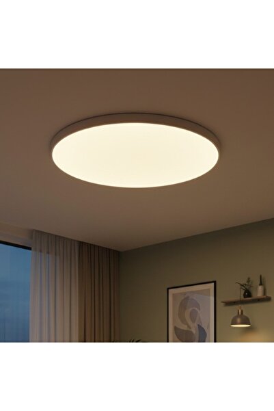 DELIGHT Plafonieră LED VERSA IP40 Rama Alba Fi300, 24W, 3000-6500K