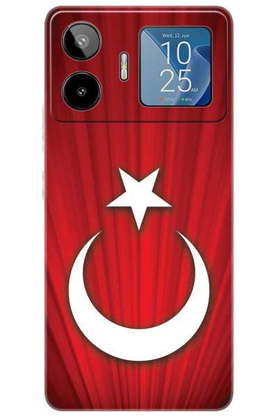 General Mobile GM 26 PRO 5G (G903) Uyumlu Kılıf Desen Baskılı Silikon Türk Ba...
