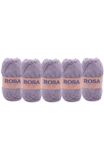 Pin Trade SRL Pachet fir tricotat Rosa Cotton 7527, 5 bobine, 100% bumbac rec...
