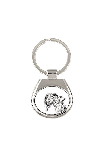 Art - Dog Kerry Blue Terrier - breloc cu câine, breloc cu imprimeu, pandantiv...