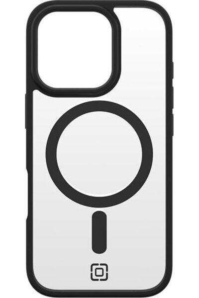 Incipio Velocity MagSafe - Husă pentru iPhone 16 Pro (Transparent/Negru)