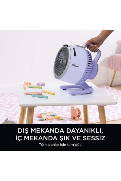 Shark Flexbreeze HydroGo Serinletici Buharlı Fan - Lila