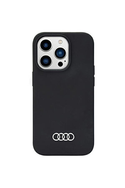 Audi HUSĂ DE SILICON IPHONE 14 PRO MAX 6.7 " NEGRU/NEGRU HARDCASE AU-LSRIP14P...