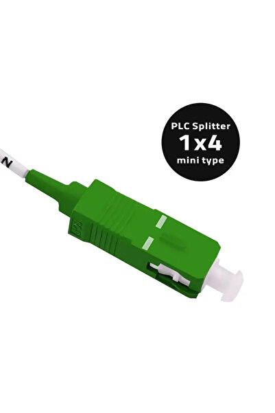 Qoltec Splitter 1x4 |   SC/APC - SC/APC |   G.657A |   Monomod |   0,9 mm