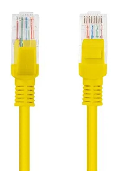 Lanberg Cablu Ethernet LAN PCU6-10CC-0025-Y Galben 0,25 m