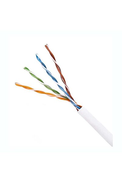Lanview Cablu de rețea Cat5e U-UTP 4x2xAWG24 PVC alb 305m