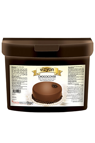 VİZYON Chococover Sütlü Çikolatalı Ganaj Sosu 6 Kg