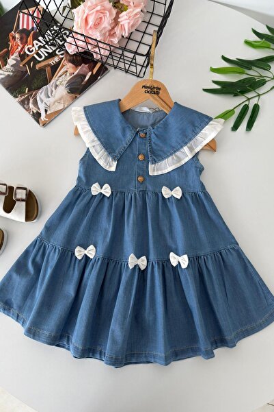 Minigimin Cicileri فستان جينز صيفي للفتيات من My Little Cicileri بتفاصيل فيون...