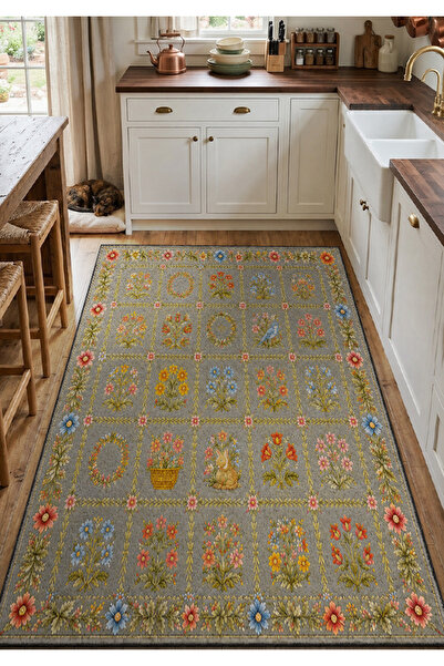 Rugs Modern Halı SDT Geleneksel Tema Desenli Modern Dokuma Taban Dekoratif Ha...