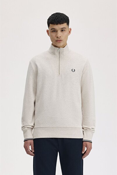 Fred Perry M3574 Half Zip Erkek Sweatshirt