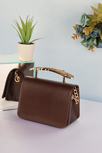 weem bag إيليسارا EB0268 |   حقيبة يد بمقبض حديدي مطفي