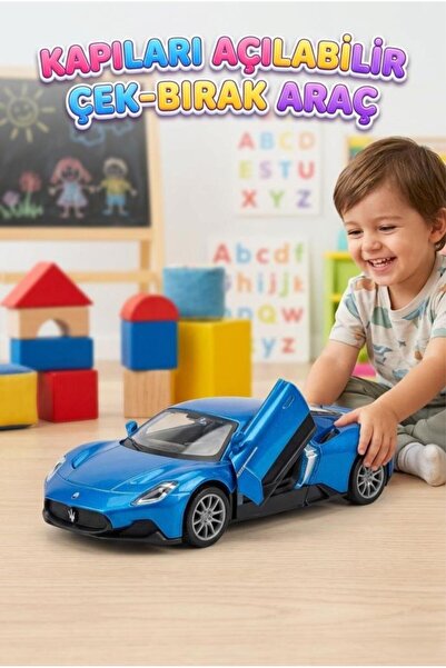 Tıfıl Toys سيارة مازيراتي MC20 القابلة للسحب - باب جانبي قابل للفتح - سيارة ل...