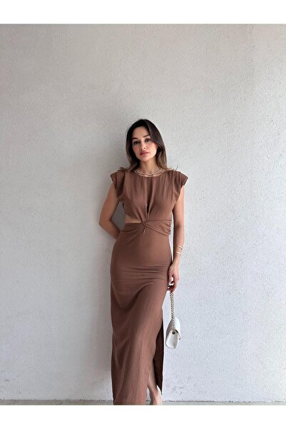 Mooi Butik Rochie midi COPERNICUS 9222 - Maro amar