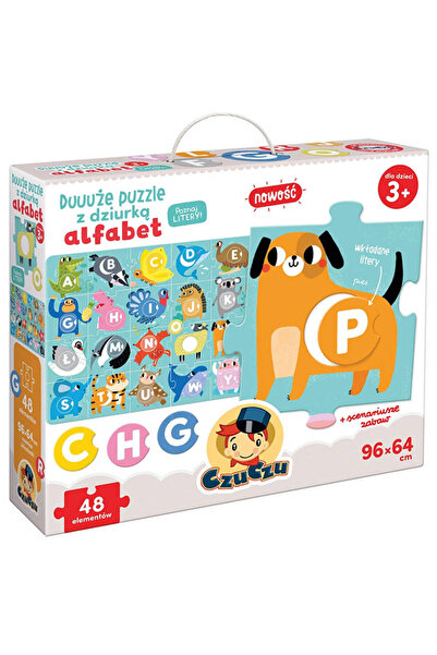 Czuczu Puzzle mare cu o gaură. Alfabetul ZA4077