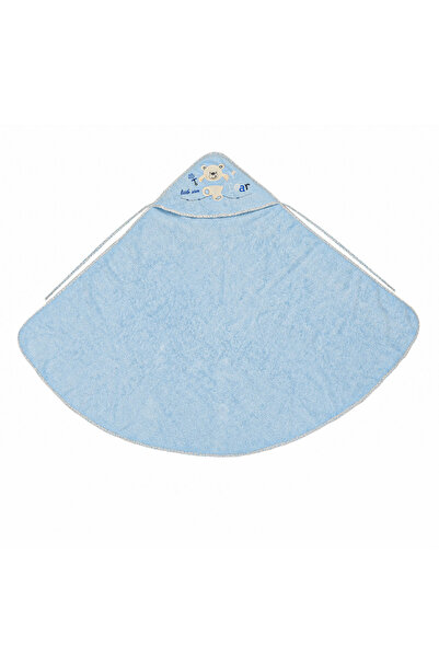 Zumzeria Cotton Hooded Towel Sky Bear 1x1m