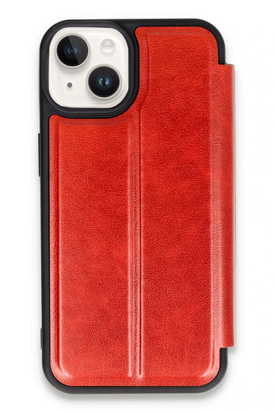 New Face Ilkeshop iPhone 14 Case Flip Cover (212240) - Red
