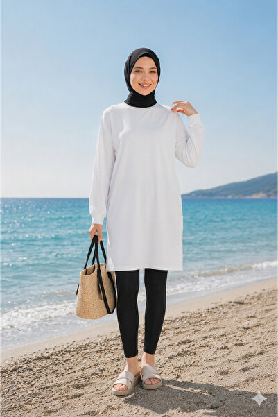 de zuzuu fashion Kadın Mayo Altı Dalgıç Kumaş Yüksek Bel Su Tutmaz Hızlı Kuru...