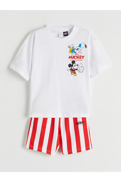LC Waikiki Mickey Mouse Printed Boys' Shorts Set from Uzg Store for Style Ent...
