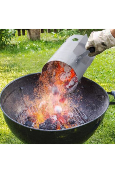 Zumzeria Galvanized Iron Charcoal Starter - 2kg
