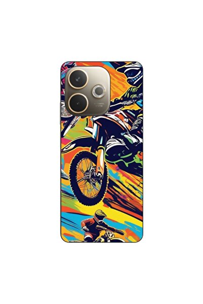 OEM Case compatible with Oppo A5 Pro Silicone Gel Tpu Motocross Pop Art Pattern