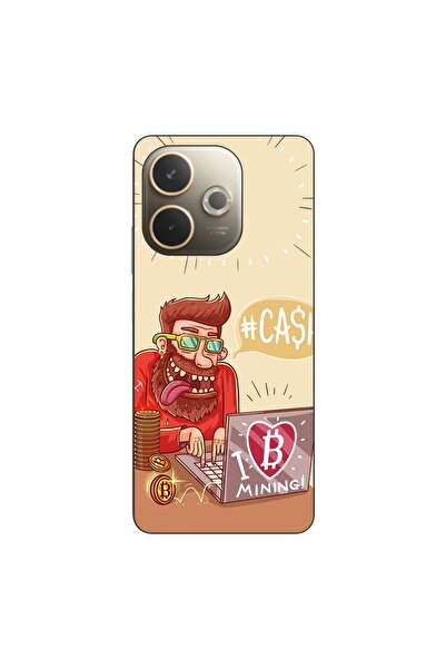 OEM Husa compatibila cu Oppo A5 Pro Silicon Gel Tpu Model BTC Mining