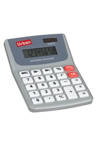 Zumzeria URBAN Calculator Gray with 8 Digits 9.5x12.5x1cm