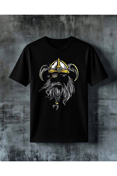 COMVİCHO Savaski Beard King Printed Oversize T-Shirt