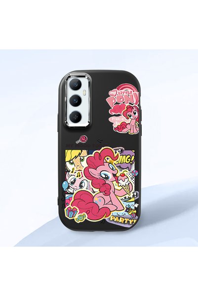 ucuc Realme C65 4g Compatible Shock-Absorbing Camera Protected Black Silicone...