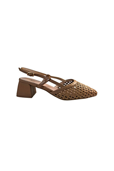 PY SUPER MODE Super Mode 1009-02 Γυναικεία Γόβα Slingback σε Ταμπά Χρώμα