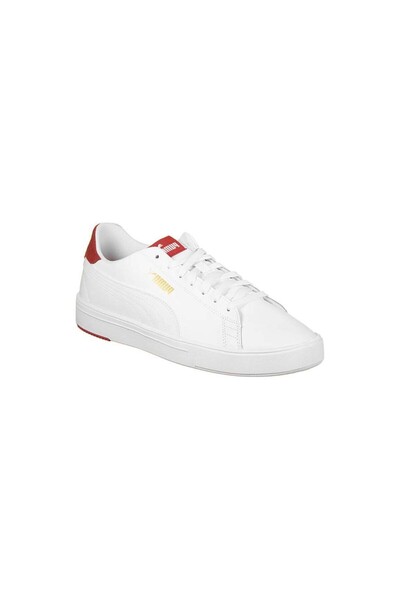 Puma Serve Pro Lite 374902-03 Ανδρικό Δερμάτινο Sneaker Λευκό/Κόκκινο