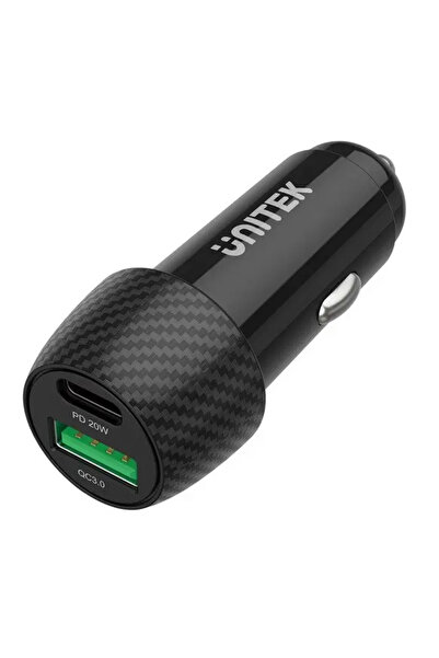 Unitek Încărcător Powertrain Duo 1x USB-A 1x USB-C 3 A (P1400A)