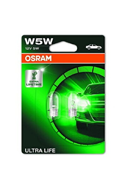 Osram Bec Ultra Life W5W, 12V/5W, blister 2 bucati