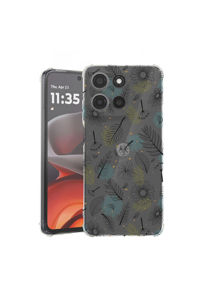 bestcase Husă Antișoc pentru Motorola Moto G17 / G17 Power / G15, Flori, 3144...