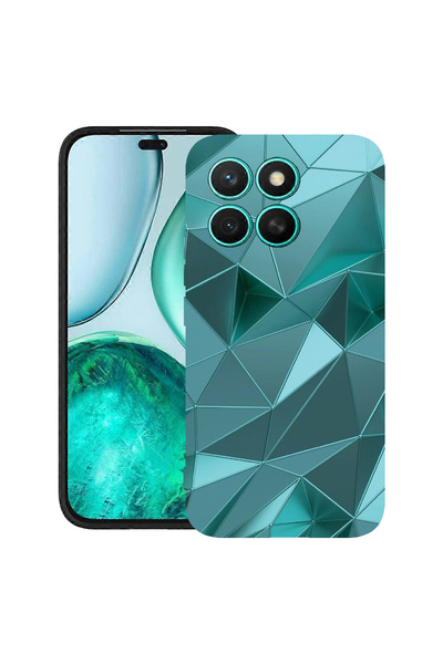 bestcase Husă TPU Ultra Subțire pentru Motorola Moto G77 / G67, Mozaic Verde,...