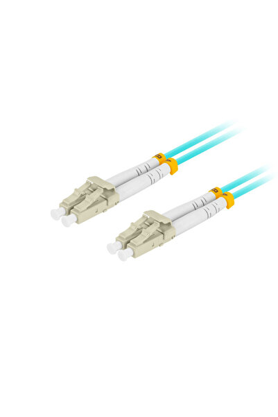 Lanberg Cordon de patch cu fibră optică ușoară MM LC/UPC-LC/UPC duplex 3.0mm ...