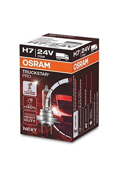 Osram H7 24V bulb, TRUCKSTAR PRO +120 light
