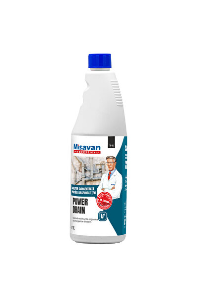 Misavan Dr. Stephan Power Drain professional drain unblocking gel 1l
