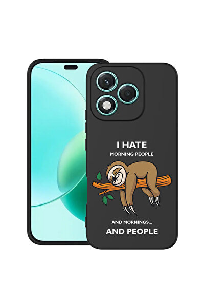 bestcase Husă TPU Ultra Subțire pentru Honor 600 Lite, I Hate Morning, 314371...