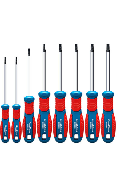 Choice 8PC-T8-40 8pcs Torx Screwdriver Set T8-T40 - CR-V Steel with Magnetic ...