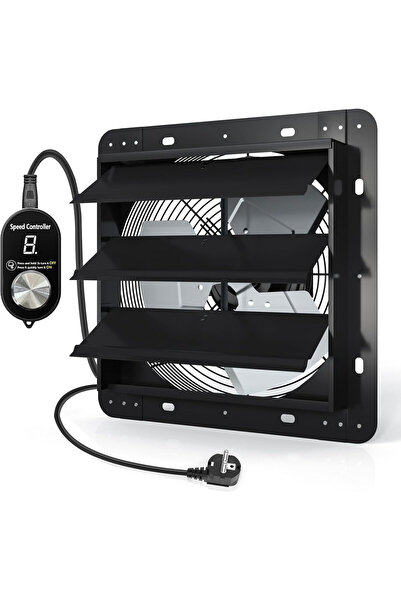 Aygrochy Industrial axial fan 300 mm, EC motor 40W, air flow 1630 m³/h, with ...