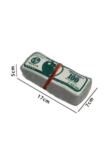Choice 1pc Dog Toy Money Shape Bite Resistant Indestructible Squeaky Toy Soun...