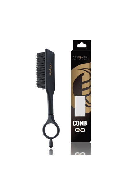 Choice1 1pcs brush 360°Rotatable Ring Folding Comb & Barber Hair Cleaning Bru...