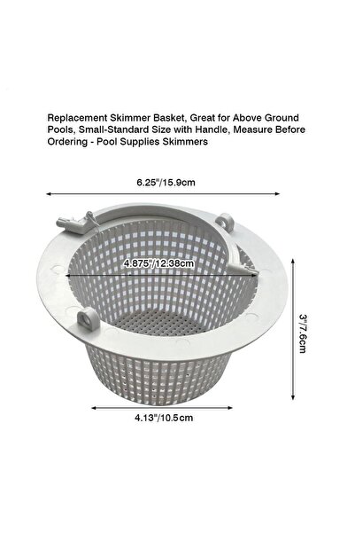 Choice B Pool Skimmer Basket Aboves Ground Pool Replacement Skimmer Basket Ha...